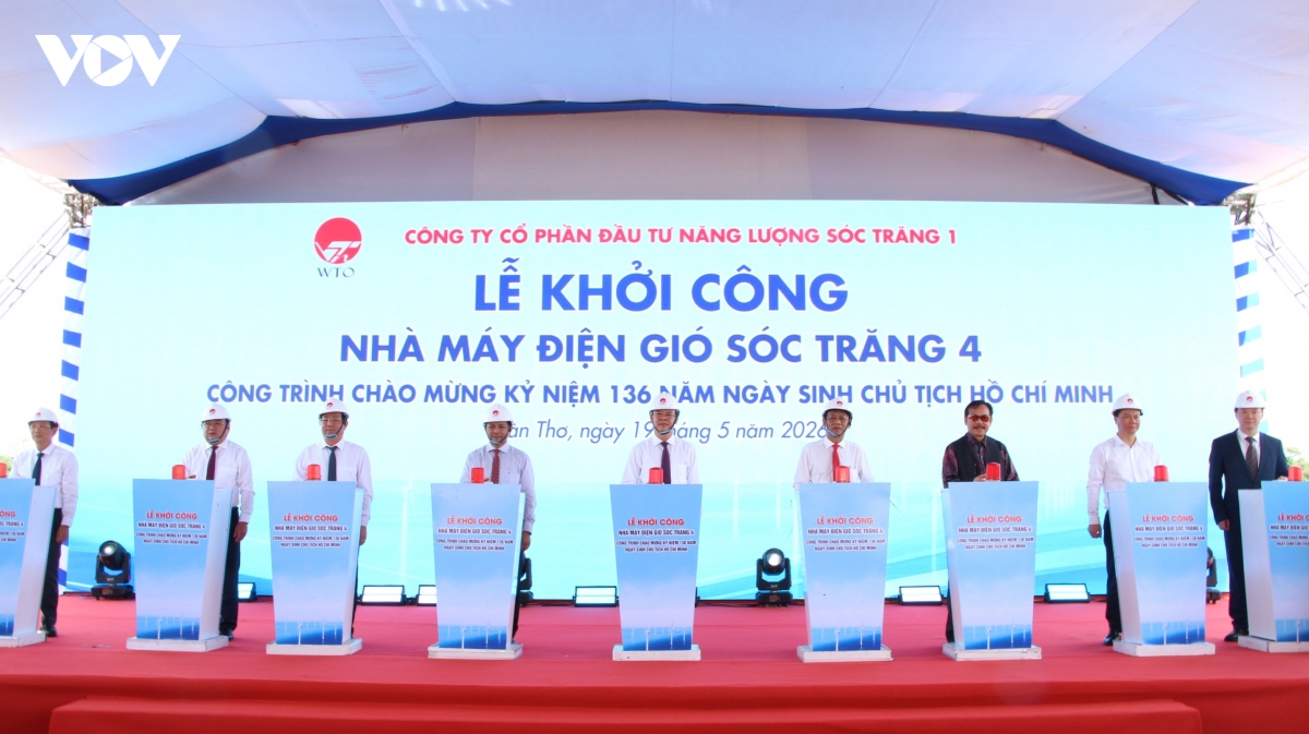 Cần Thơ khởi công dự án điện gió gần 15.000 tỷ đồng